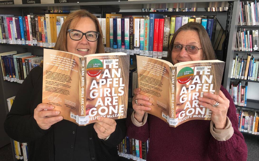 A Good Read: Ruth Bingham and Ros Dorsman with copies of the book that is part of One Library, One Book. 