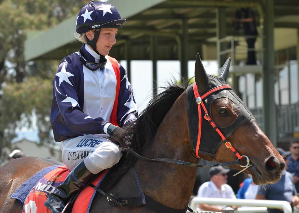 AT HOME: Cowra-based jockey Eleanor Webster-Hawes is a regular at Tyers Park and will ride at the rich Bathurst Cup meeting later this month. Photo: ANYA WHITELAW