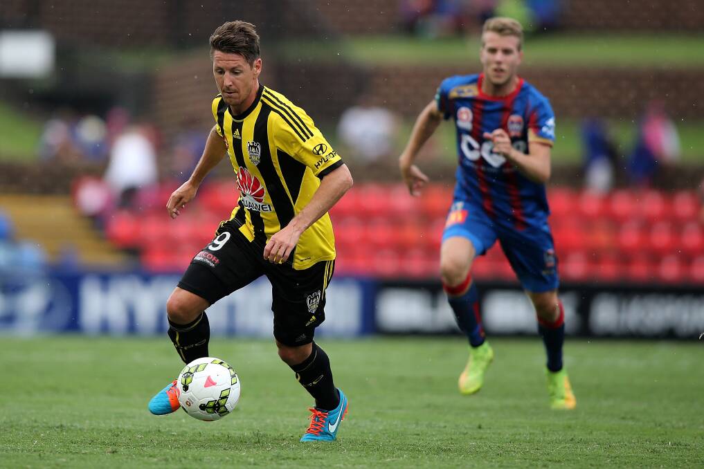 STAR RECRUIT: Nathan Burns, a man with Socceroos caps and A-League experience, will play for Bathurst '75 this season. Photo: NEWCASTLE HERALD