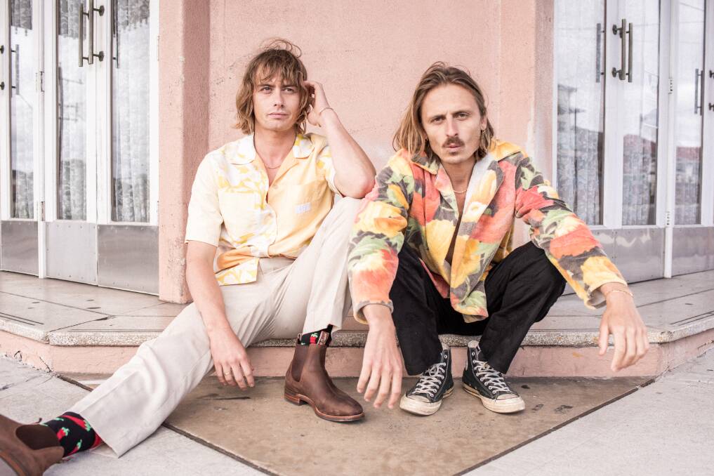 GOING GREEN: Lime Cordiale will play Orange in April. Photo: Tim Swallow.