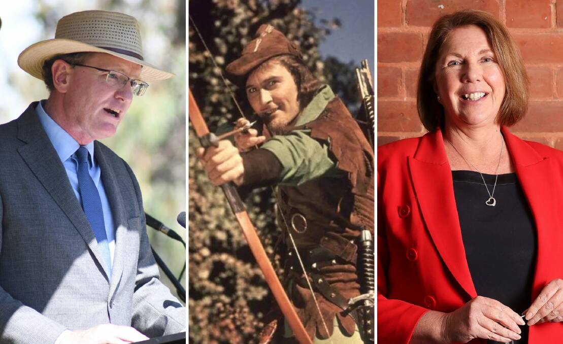 Andrew Gee, Robin Hood and Catherine King. 