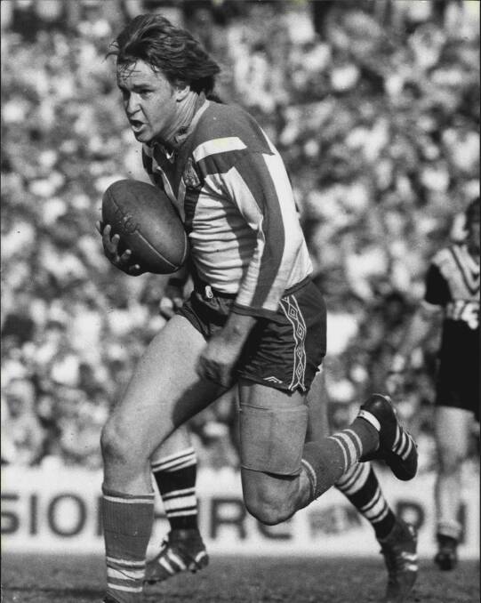 Bulldog legend: Greg Brentnall famously put up the bomb that Steve Gearin grabbed to score a crucial try against the Roosters. Photo: Contributed.
