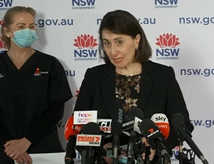 HEALTH ANNOUNCEMENT: NSW Premier Gladys Berejiklian announced the state's latest COVID figures on Wednesday. 