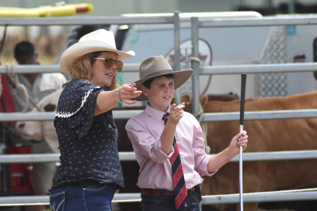 EYE ON THE PRIZE: The preparation and knowledge required from the schools' cattle teams is remarkable, with the young students getting plenty of hands on experience and guidance.