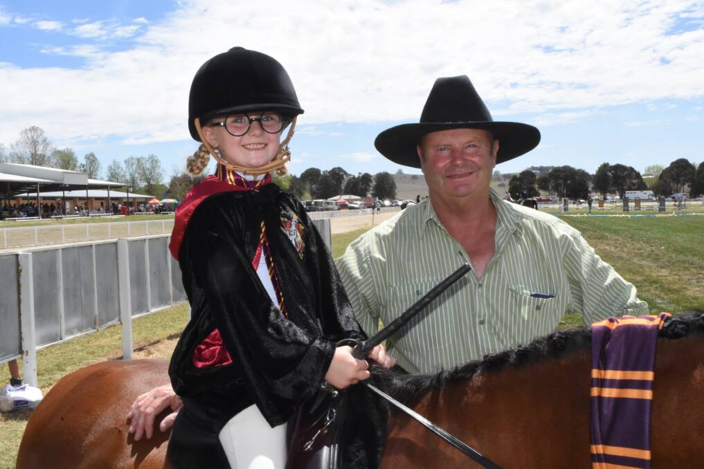 Just magic: Jayde Haynes and Gary Gould had everyone spellbound in the beginners ring at last year's show. The popular equestrian events return this year.