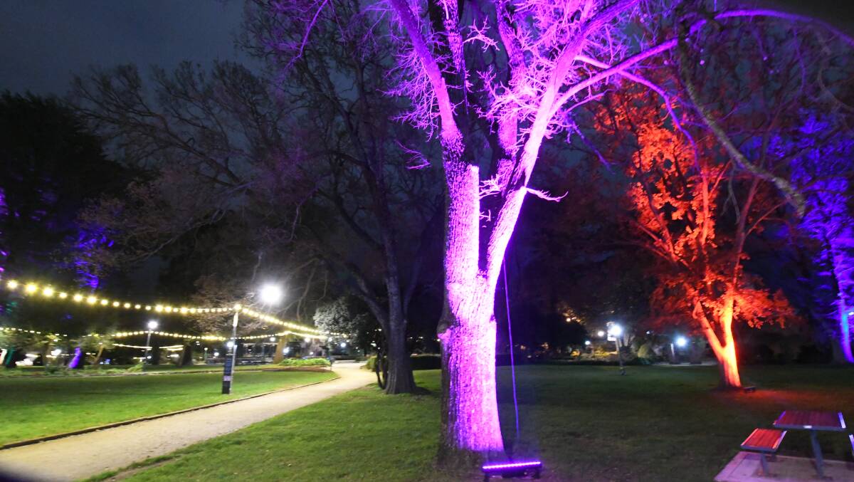 WINTER FESTIVAL: Lit up Bathurst last year. What will this year bring? 