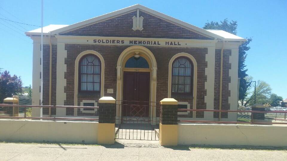 The Blayney RSL Soldiers Memorial Hall. Photo: SUPPLIED. 