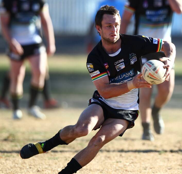 BEARS BULLDOZED: Bathurst Panthers hooker Nick Loader was among the try scorers in his team's big win over Blayney Bears on Sunday afternoon. Photo: PHIL BLATCH