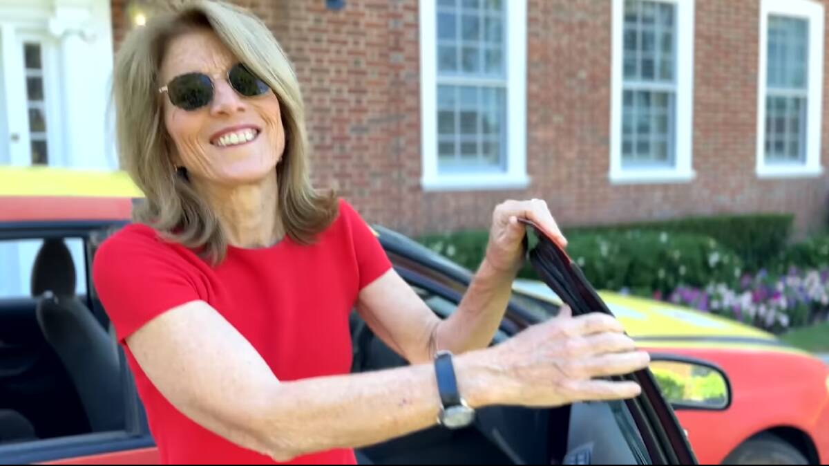 US Ambassador Caroline Kennedy and her Ford Falcon shitbox. Picture Facebook