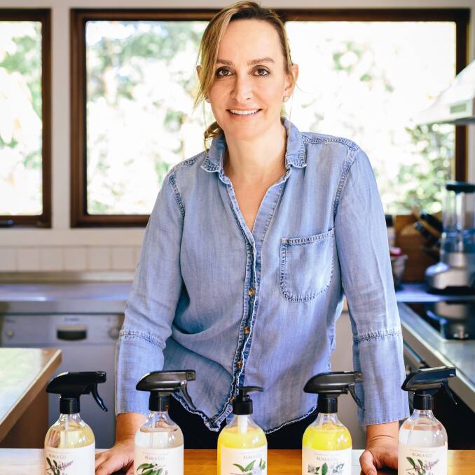 THE NATURAL CLEANING LADY: Jessica Bragdon and her husband Paul launched Koala Eco in 2017. The products are now stocked in more than 400 Australian stores.
