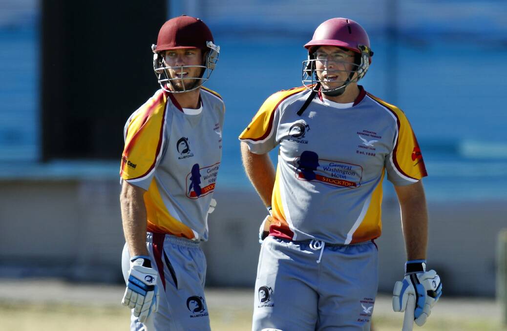 Trent Colley (right), pictured during his time in Newcastle, churned out big runs no matter the level he was playing at.