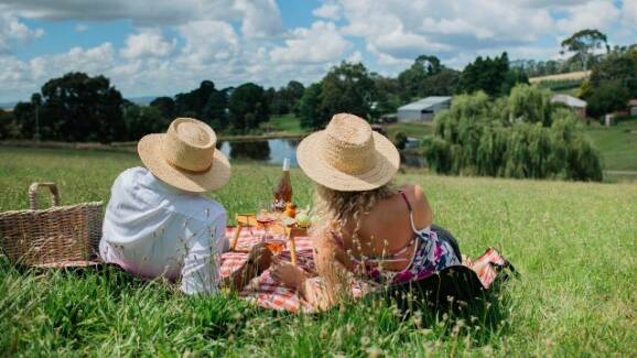 Enjoy a picnic among the vines at Printhie Wines Nashdale. Picture supplied.