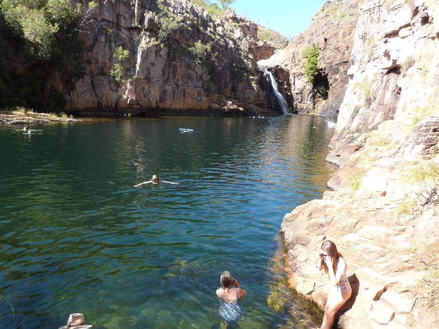 WORTH IT: The water hole at Maguk (or Barramundi Gorge) is one of the most easily accessible swimming holes in Kakadu. It still requires some effort to get there but is well worth it.
