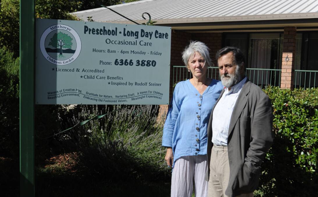 END OF AN ERA: Children's Garden day care licensees Judith and Chris Boag will no longer be helping young minds grow as the centre is set to close its doors. 