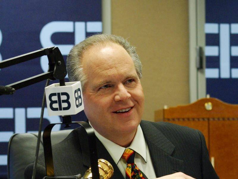 Rush Limbaugh's talk radio show was broadcast on more than 600 radio stations across the US.