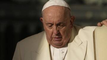 The Vatican says doctors have asked Pope Francis not to make a trip to the United Arab Emirates. (AP PHOTO)