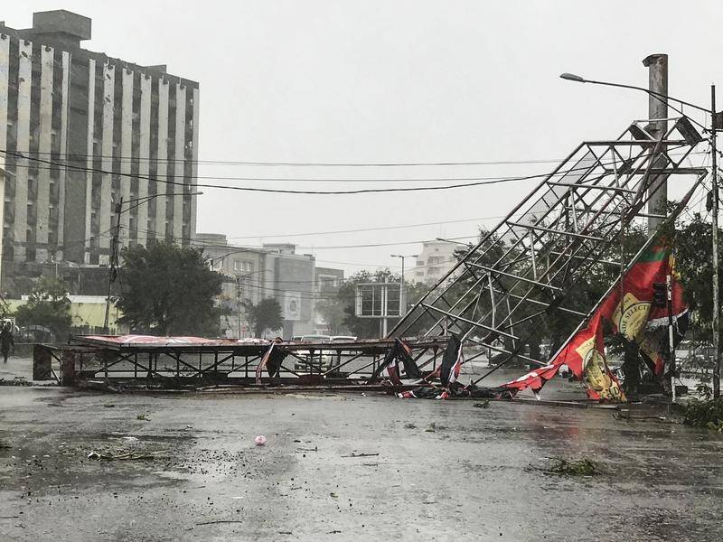 Tropical Cyclone Eloise has slammed the city of Beira in Mozambique.