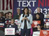 A US political network led by billionaire Charles Koch has backed Nikki Haley against Donald Trump. (AP PHOTO)