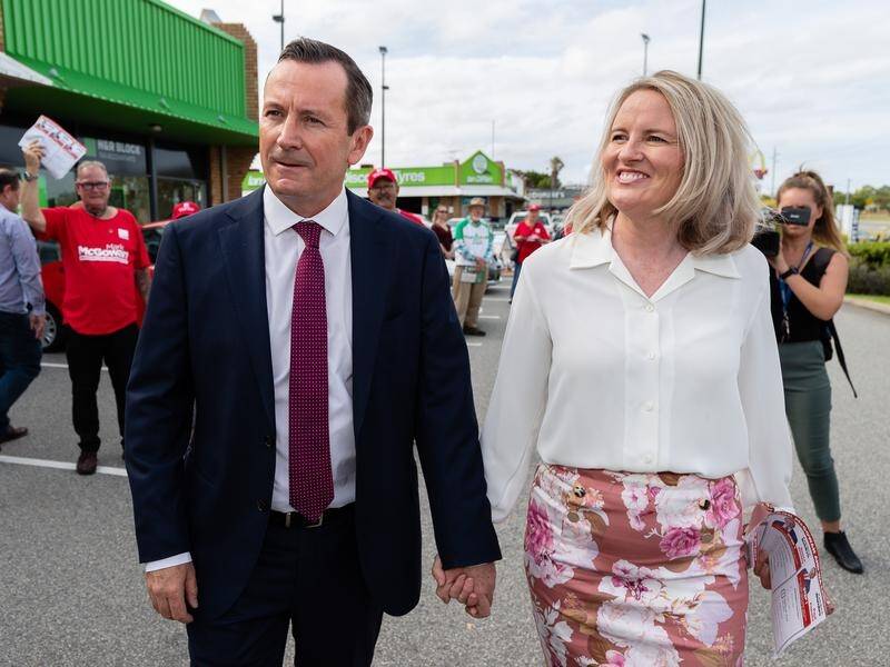 WA Premier Mark McGowan and wife Sarah McGowan have cast their votes early in the state election.