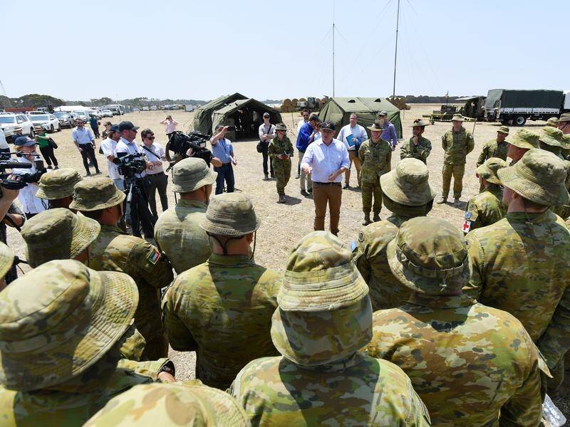Defence Force personnel on Kangaroo Island are helping repare for another danger day on Thursday.
