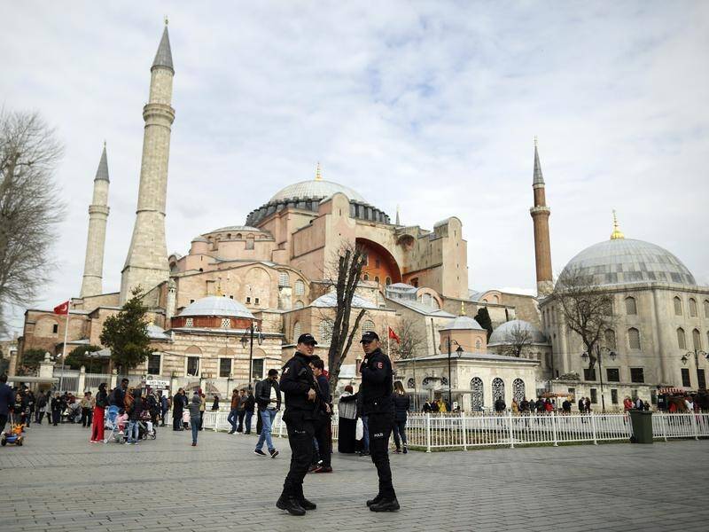 Turkey's president has suggested Istanbul's Byzantine-era Hagia Sophia be turned back into a mosque.