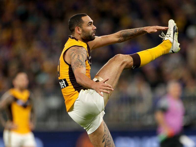 Shaun Burgoyne will play on for another season with the Hawks.