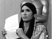 Sacheen Littlefeather says she's been mocked and personally attacked for her 1973 Oscars appearance. (AP PHOTO)
