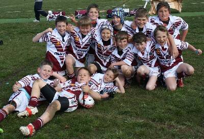 GRAND FINALISTS: The Blayney Bears under 10 side have made it to the grand final after a tightly fought battle against Bloomfield.  Photo:  RANDI WALLACE