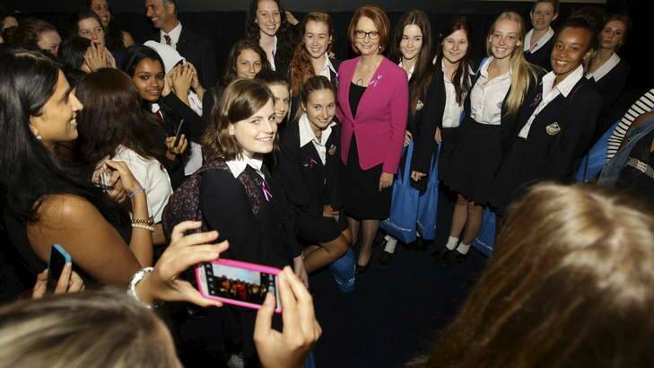 Prime Minister Julia Gillard at an International Women's Day Breakfast in March. Photo: Wolter Peeters