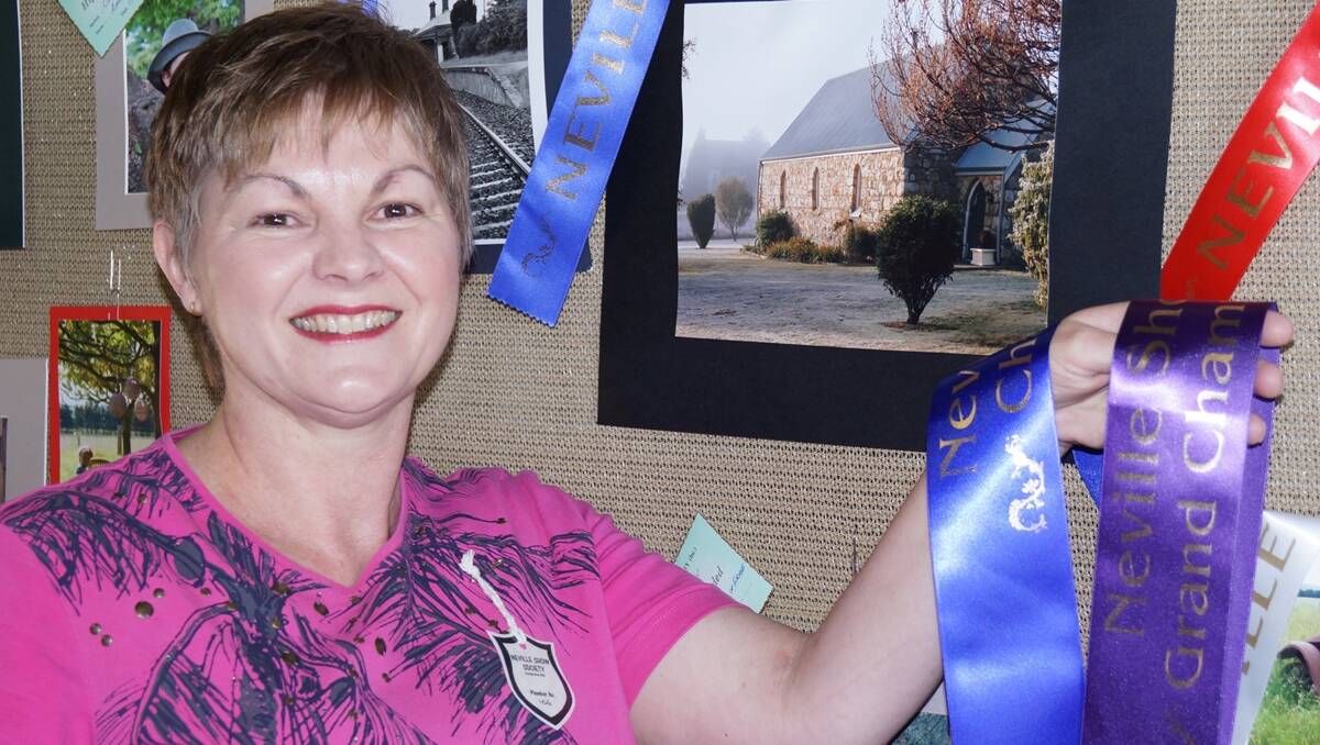 Deborah Ryan was thrilled to discover the photo of her home on a frosty morning had won open champion and grand champion at the Neville show.  